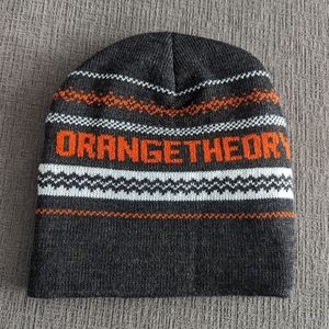 Orange theory knit hat